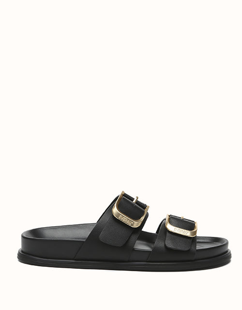 Image of Sandals. Product name - EVERAU® Mounish Sandals in Black colour by brand - Everau