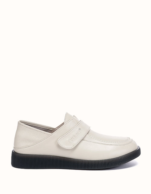 Image of Flats. Product name - EVERAU® Somaya Loafers in Beige colour by brand - Everau