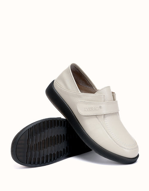 EVERAU® Somaya Loafers (Beige)
