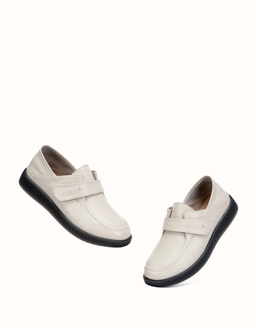 EVERAU® Somaya Loafers (Beige)
