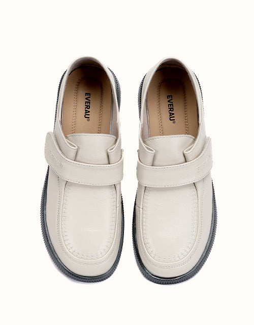 EVERAU® Somaya Loafers (Beige)