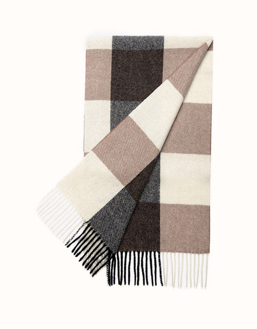 EVERAU® Tartan Scarf (Plum Check)