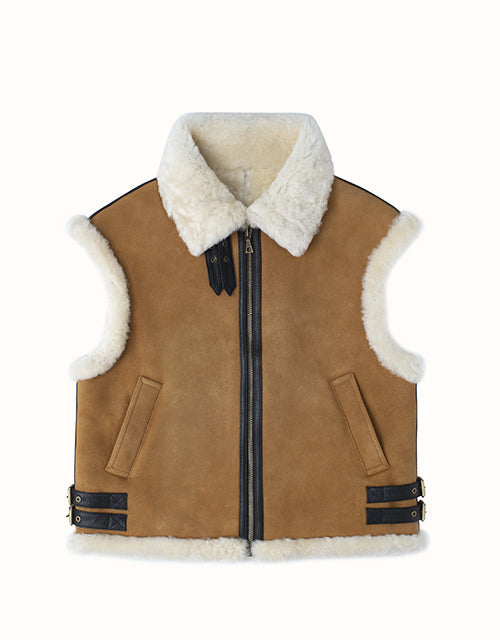 Image of Coats & Jackets. Product name - EVERAU® Dale Vest in Chestnut colour by brand - Everau