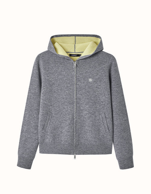 Image of Cardigans. Product name - EVERAU® Tanno Cardigan in Grey colour by brand - Everau