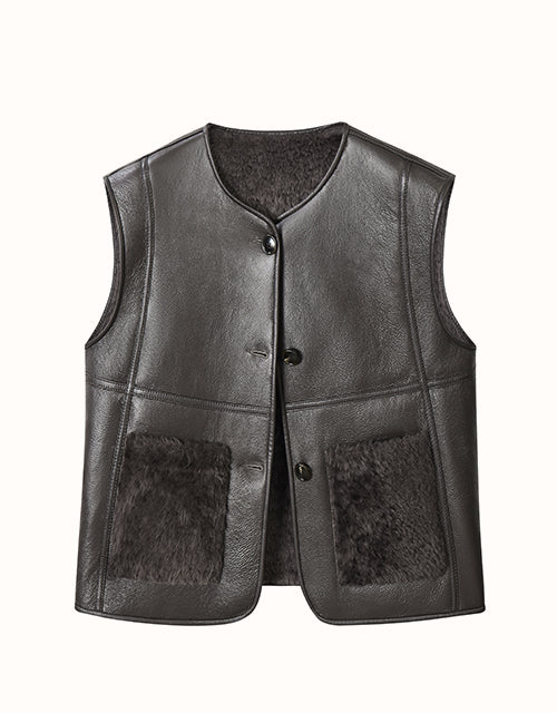 Image of Coats & Jackets. Product name - EVERAU® Voreo Vest in Chocolate colour by brand - Everau