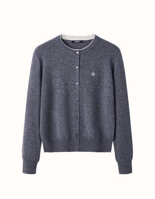 Image of Cardigans. Product name - EVERAU® Velly Cardigan in Grey colour by brand - Everau