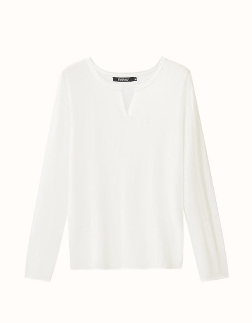 Image of Shirts. Product name - EVERAU® Serin Shirt in White colour by brand - Everau