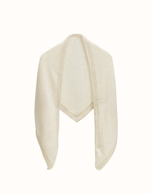 Image of Scarves & Shawls. Product name - EVERAU® Serelle Wrap in Flax colour by brand - Everau