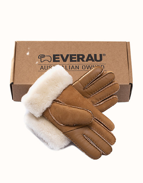 EVERAU® Stacey Ladies Gloves (Chestnut)