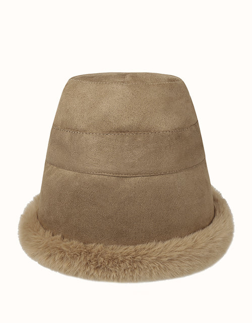 EVERAU® Fluffy Warm Bucket Hat (Chestnut)