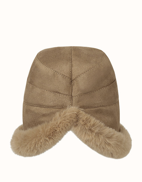 EVERAU® Fluffy Warm Bucket Hat (Chestnut)
