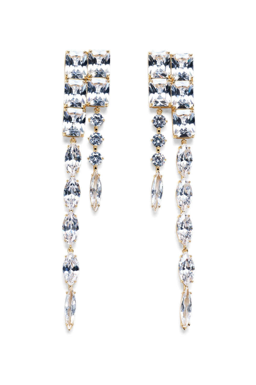 Diamante Earrings (Gold)