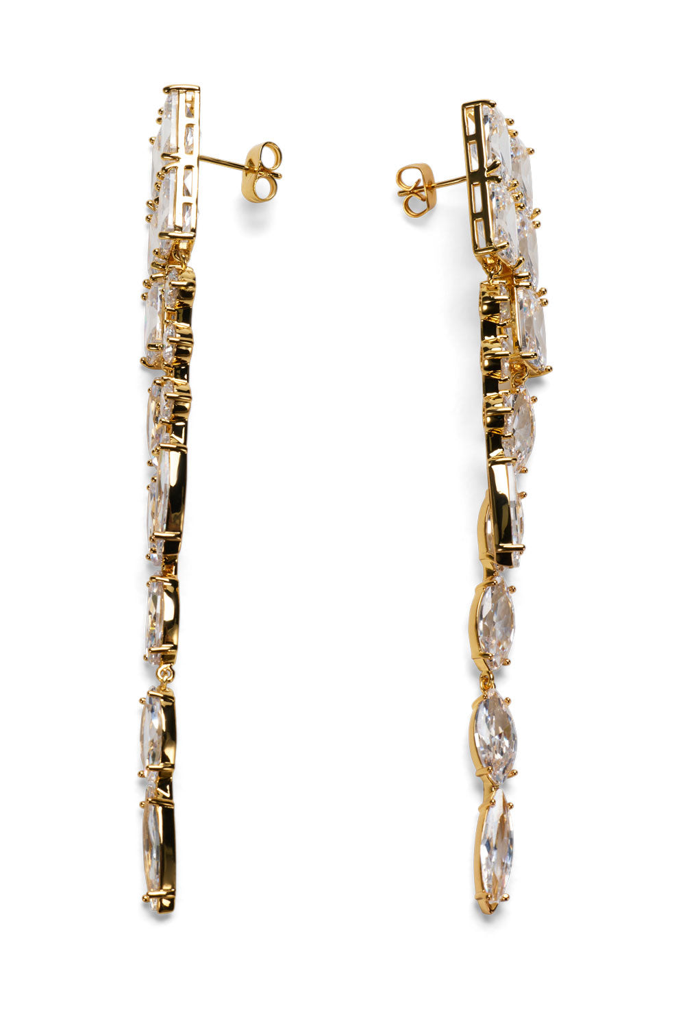 Diamante Earrings (Gold)
