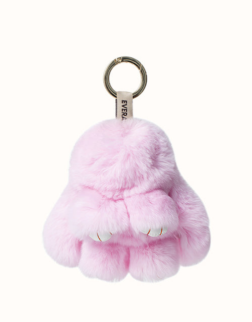 Image of Keychains. Product name - EVERAU® Lop Keyrings in Light Pink colour by brand - Everau