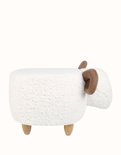 Image of Boots. Product name - EVERAU® Sheep Pouffe in White colour by brand - Everau