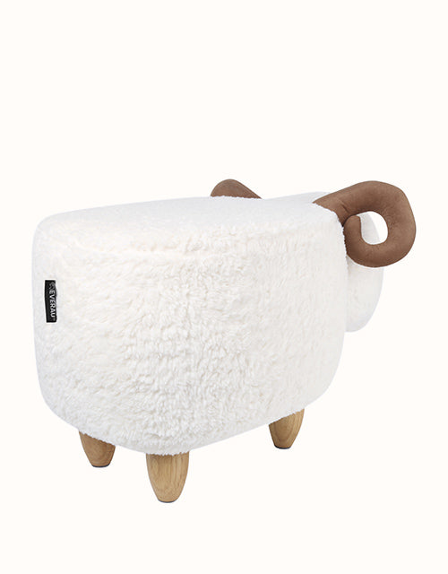 EVERAU® Sheep Pouffe (White)