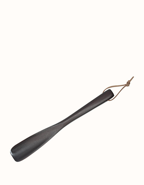 EVERAU® 25cm Wooden Shoehorn (Dark Brown)