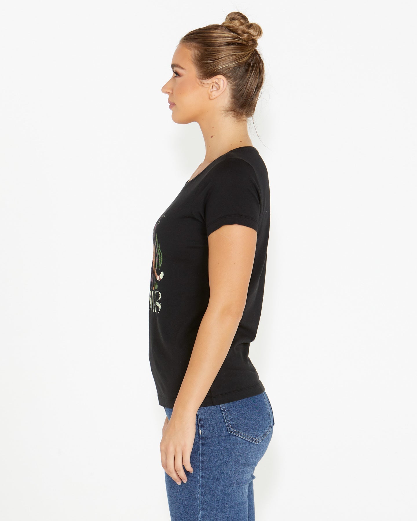 Sass Clothing Kingsley Printed Tee (Black)