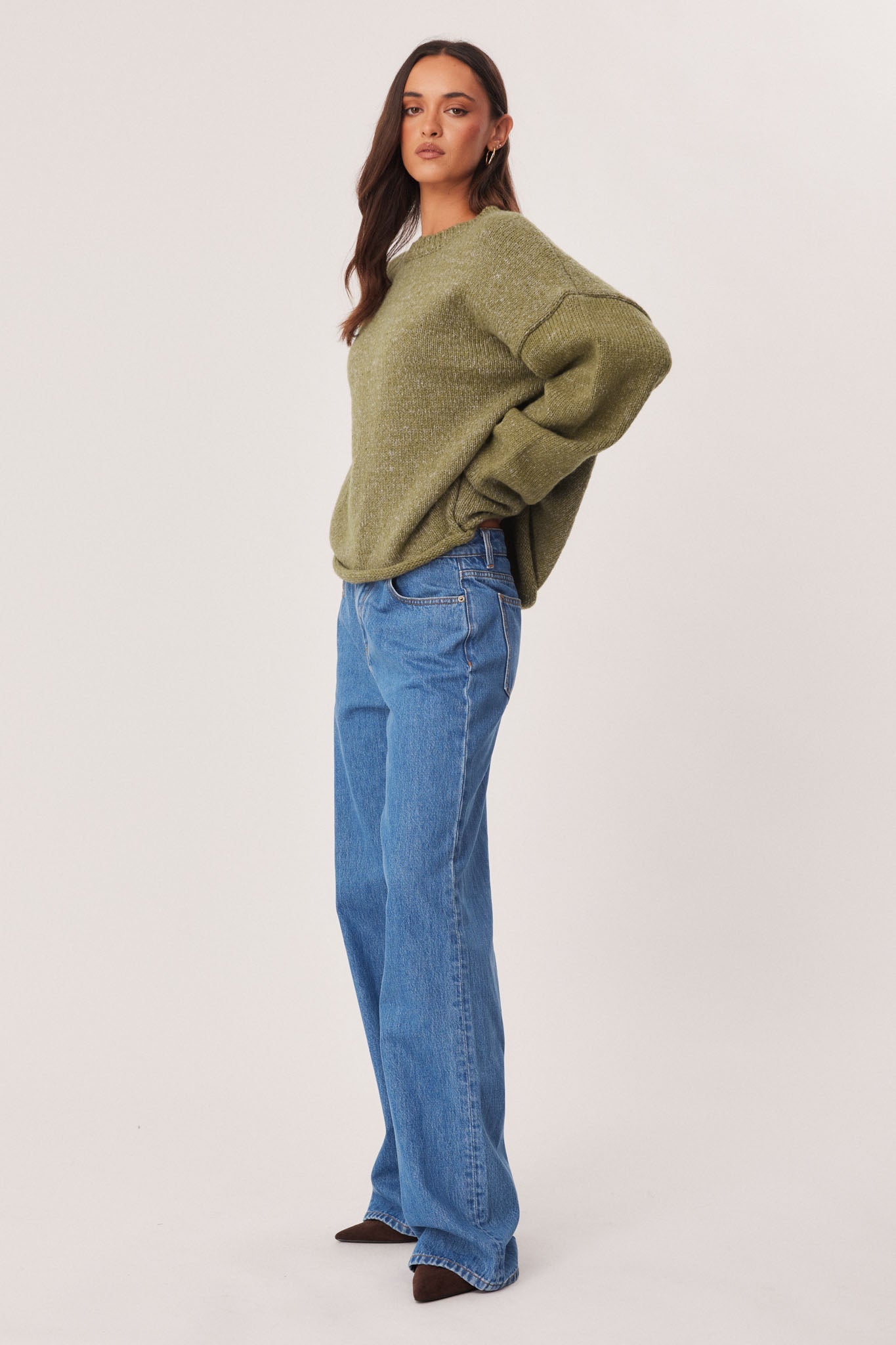 SNDYS ZOYA KNIT JUMPER (Khaki Marl)