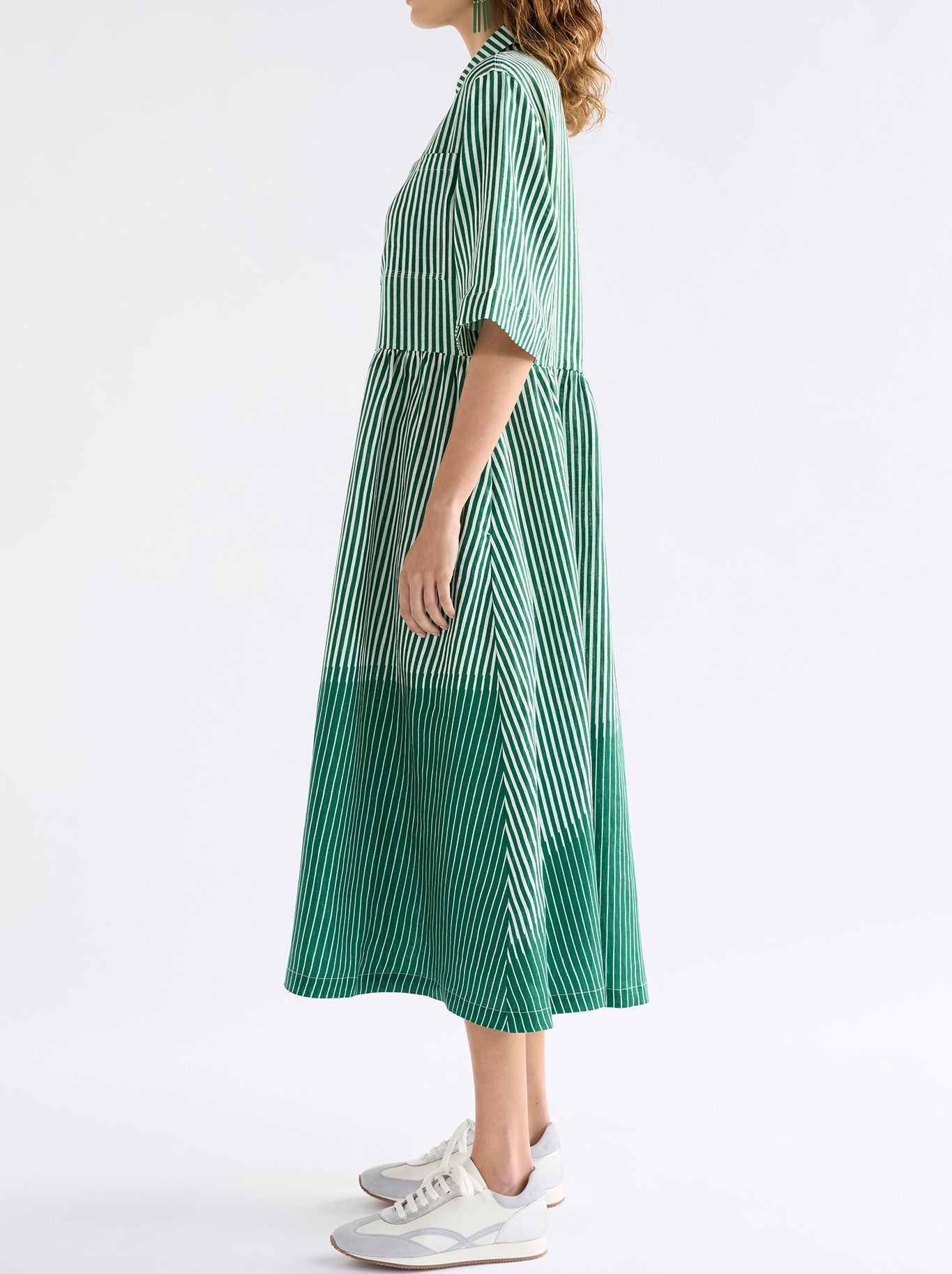 ELK LINEN DRESS (Ortler Print)