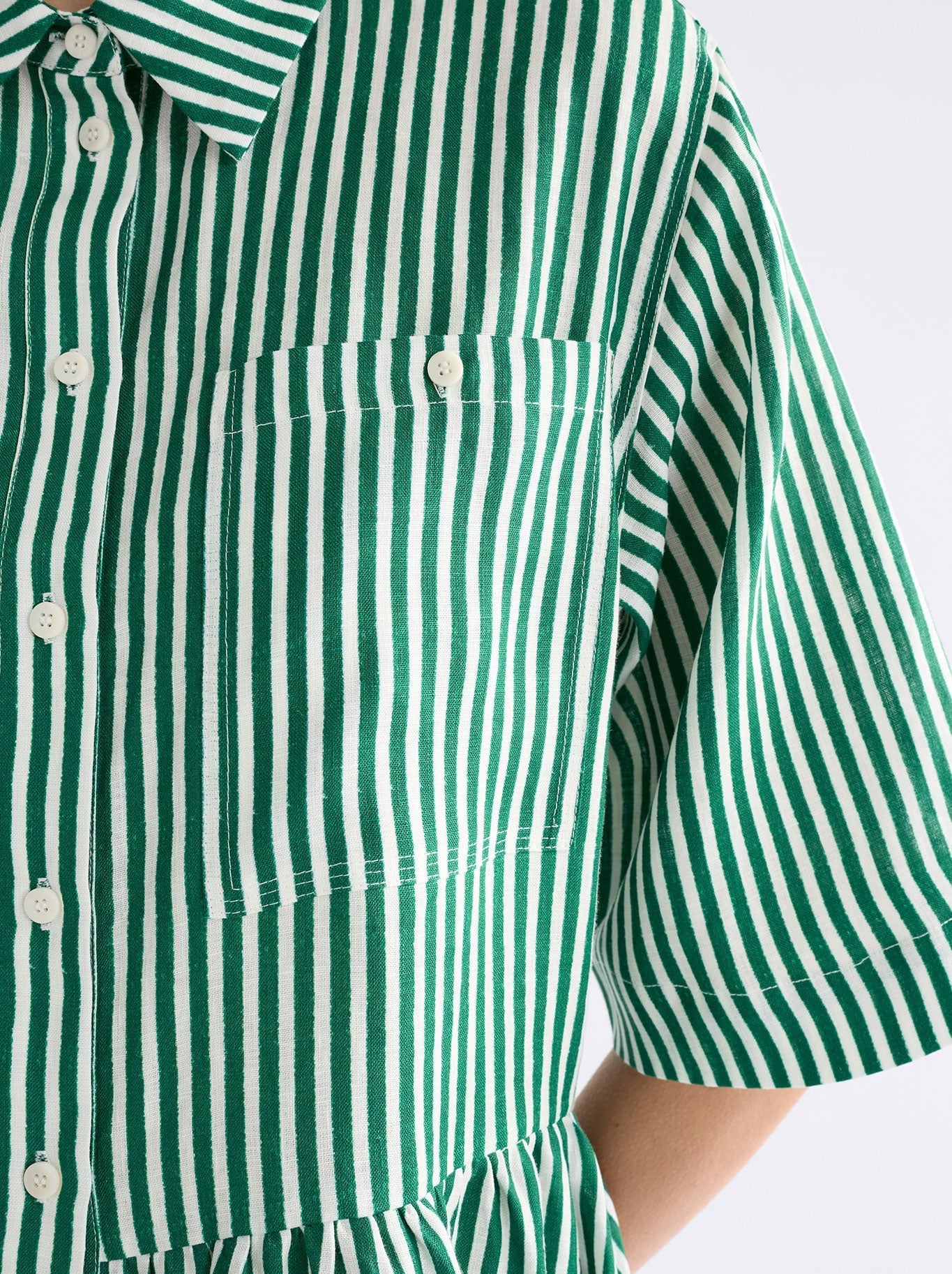 ELK LINEN DRESS (Ortler Print)