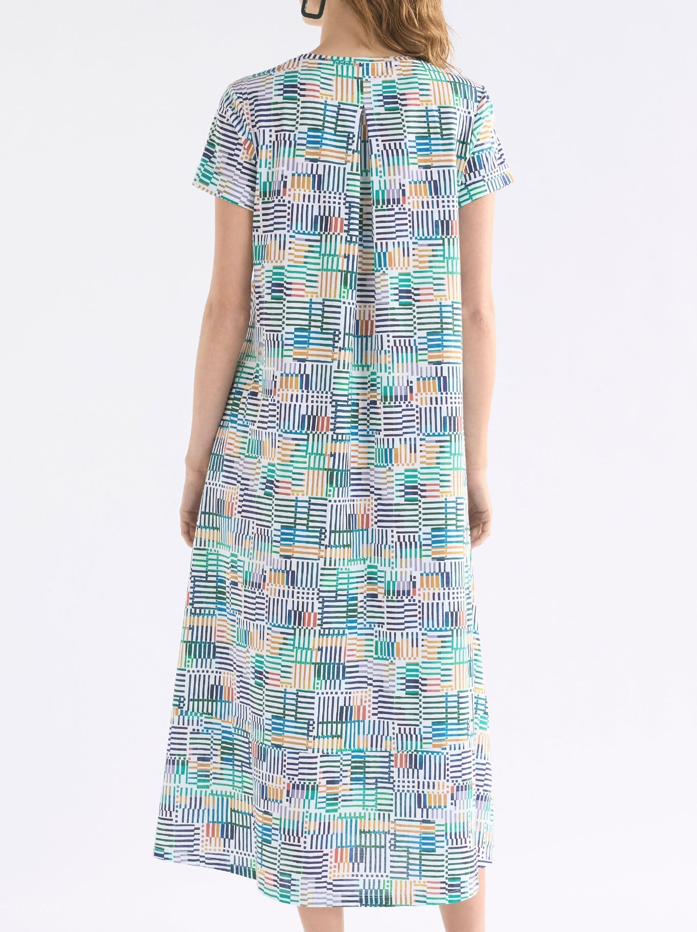 ELK HAKI DRESS (Chess Print)