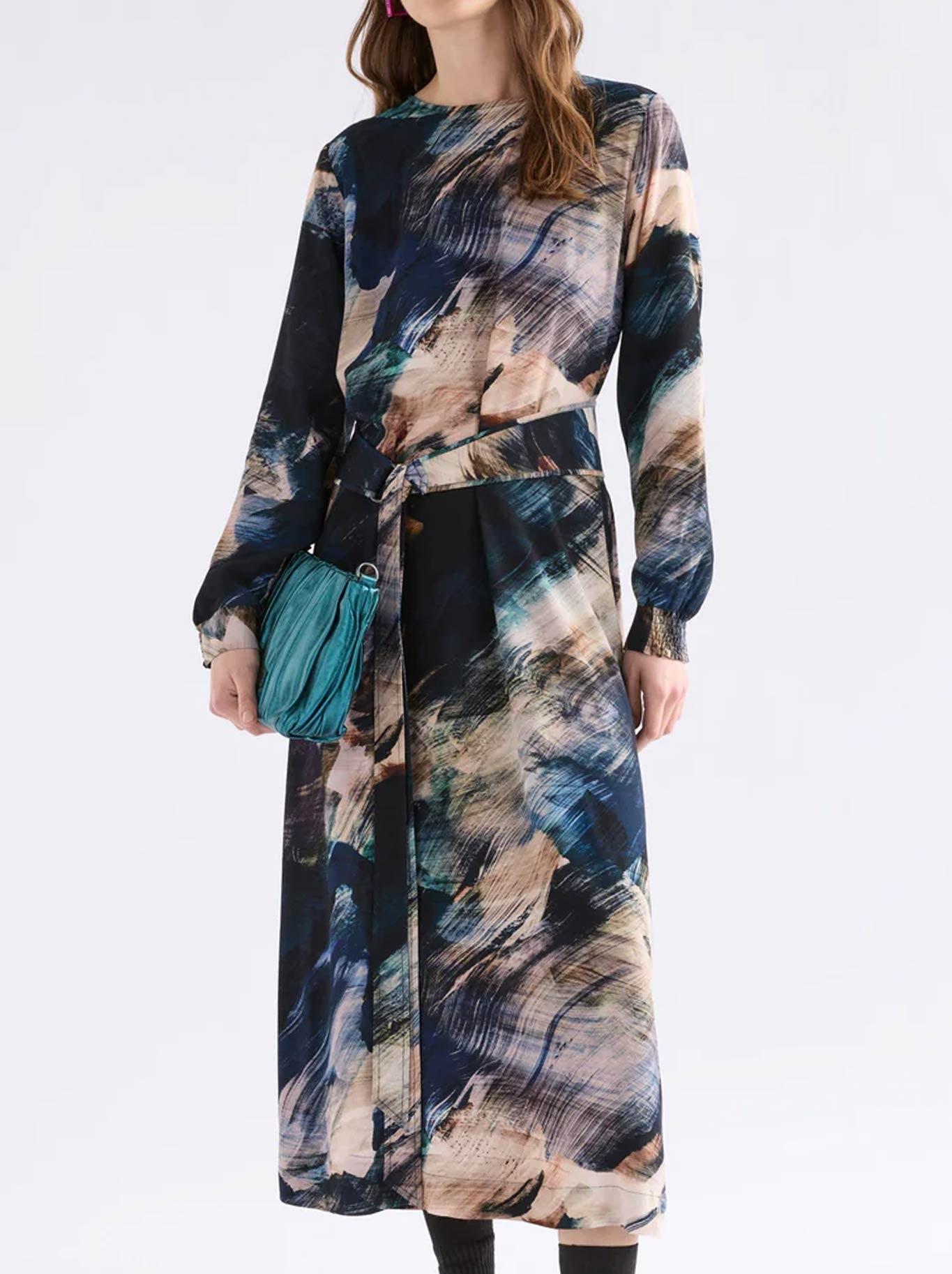 Image of Dresses. Product name - Elk Sofi Dress in Holte Print colour by brand - Elk