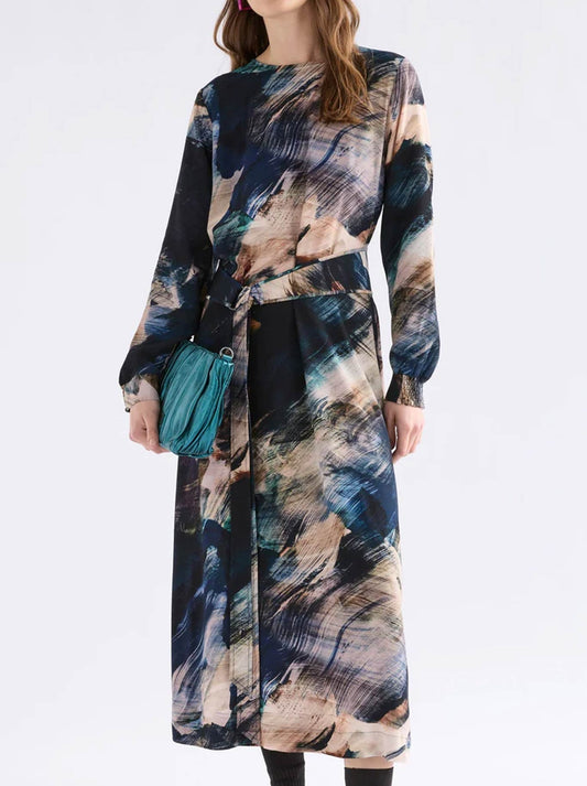 Image of Dresses. Product name - Elk Sofi Dress in Holte Print colour by brand - Elk