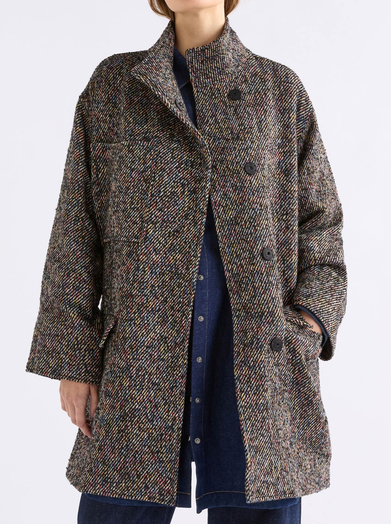 Image of Coats & Jackets. Product name - Elk Mille Coat in Multi colour by brand - Elk