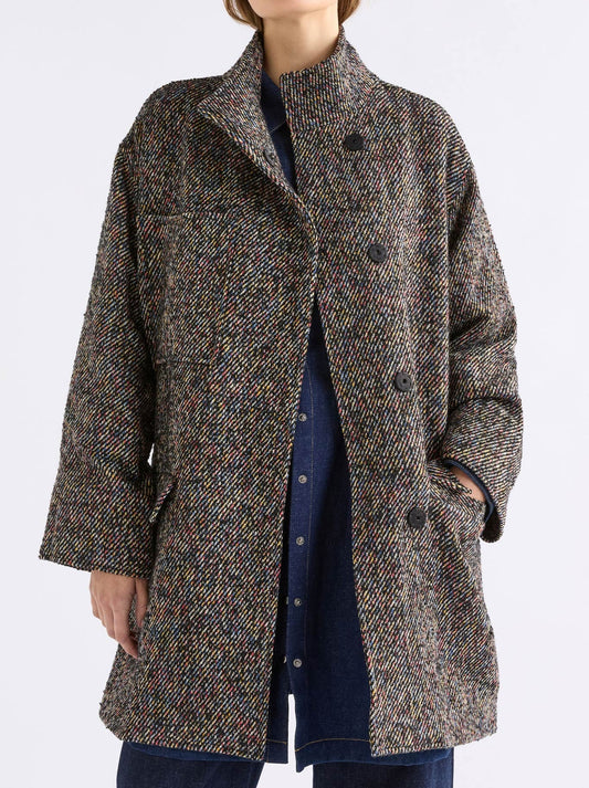 Image of Coats & Jackets. Product name - Elk Mille Coat in Multi colour by brand - Elk