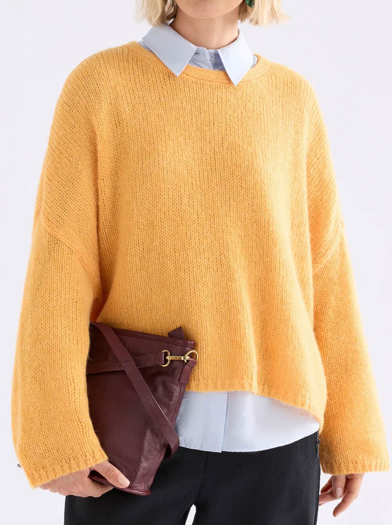 ELK AGNA SWEATER (Pearl Blue)