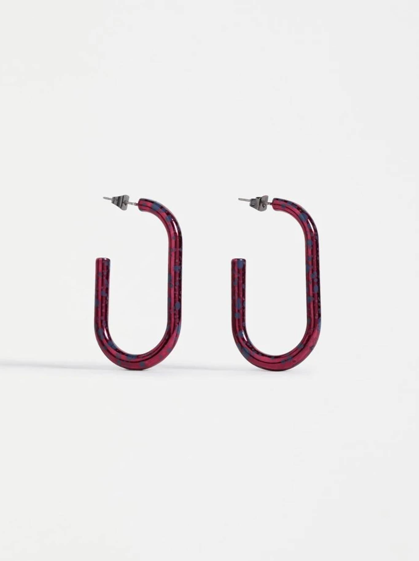 Elk Alsmen Earring (Merlot)