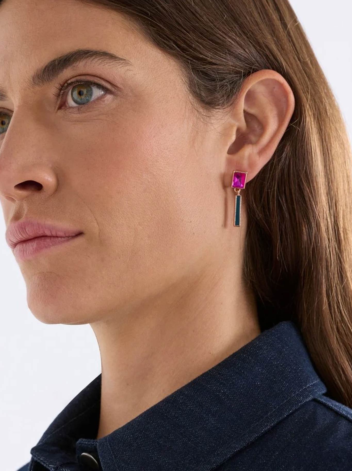 ELK IVAL SHORT DROP EARRING (Chartruese)