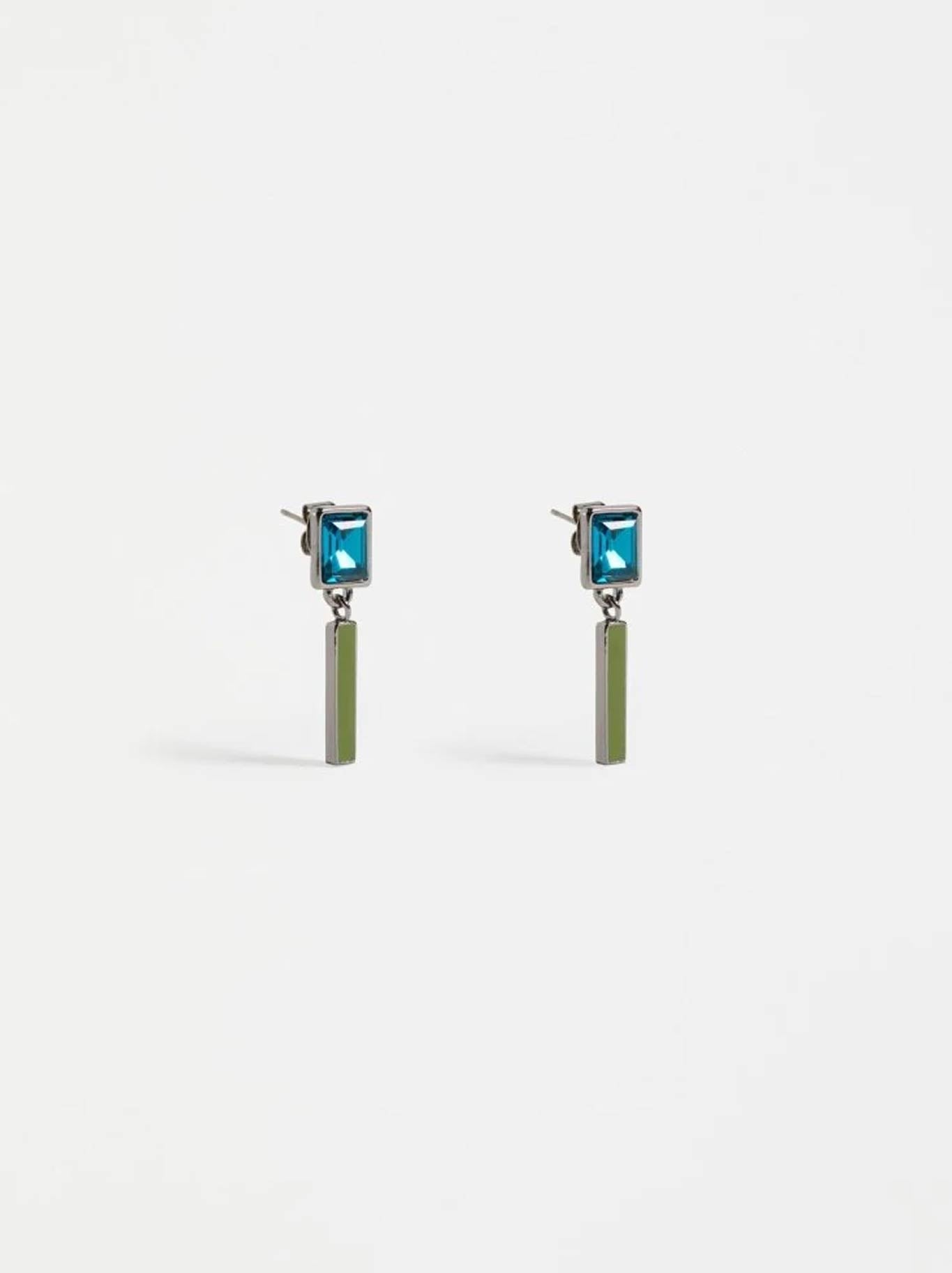 ELK IVAL SHORT DROP EARRING (Chartruese)