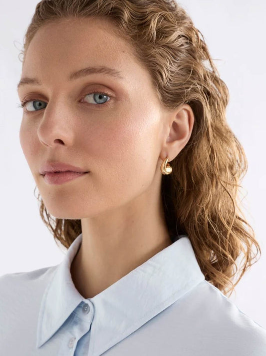 ELK AISEM MINI HOOP EARRING (Gold)