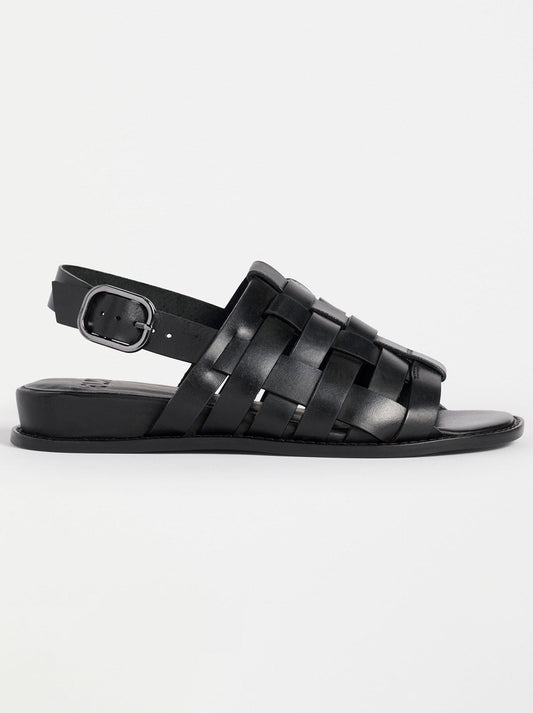 Image of Shoes. Productname: Elk Ostt Sandal in Black colour by brand - Elk