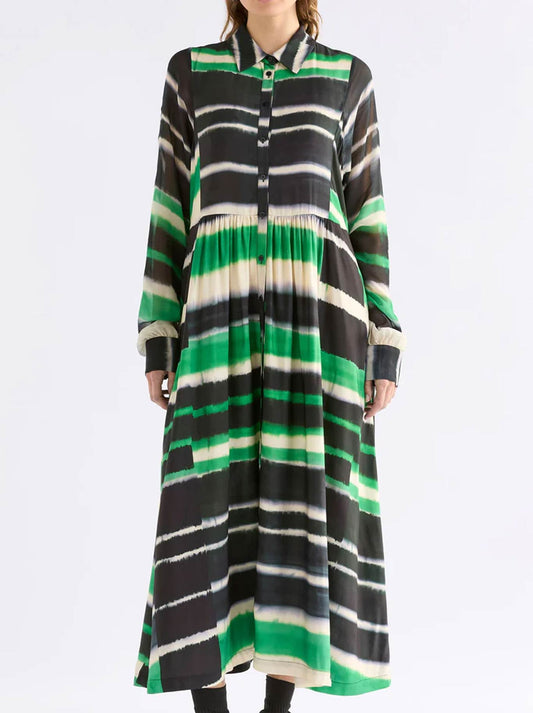 Image of Dresses. Productname: Elk Ines Dress in Saillte Print colour by brand - Elk