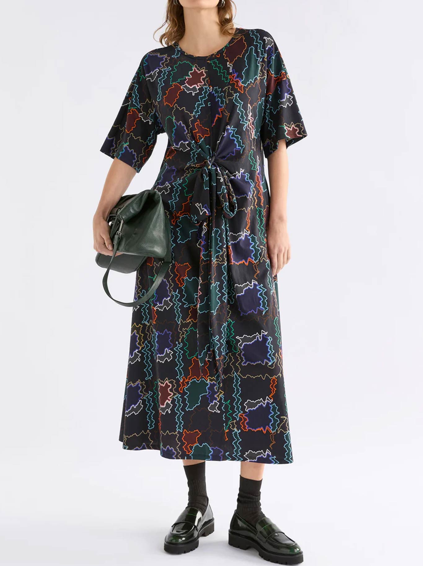 ELK KIHTE SHIRT DRESS (Print)