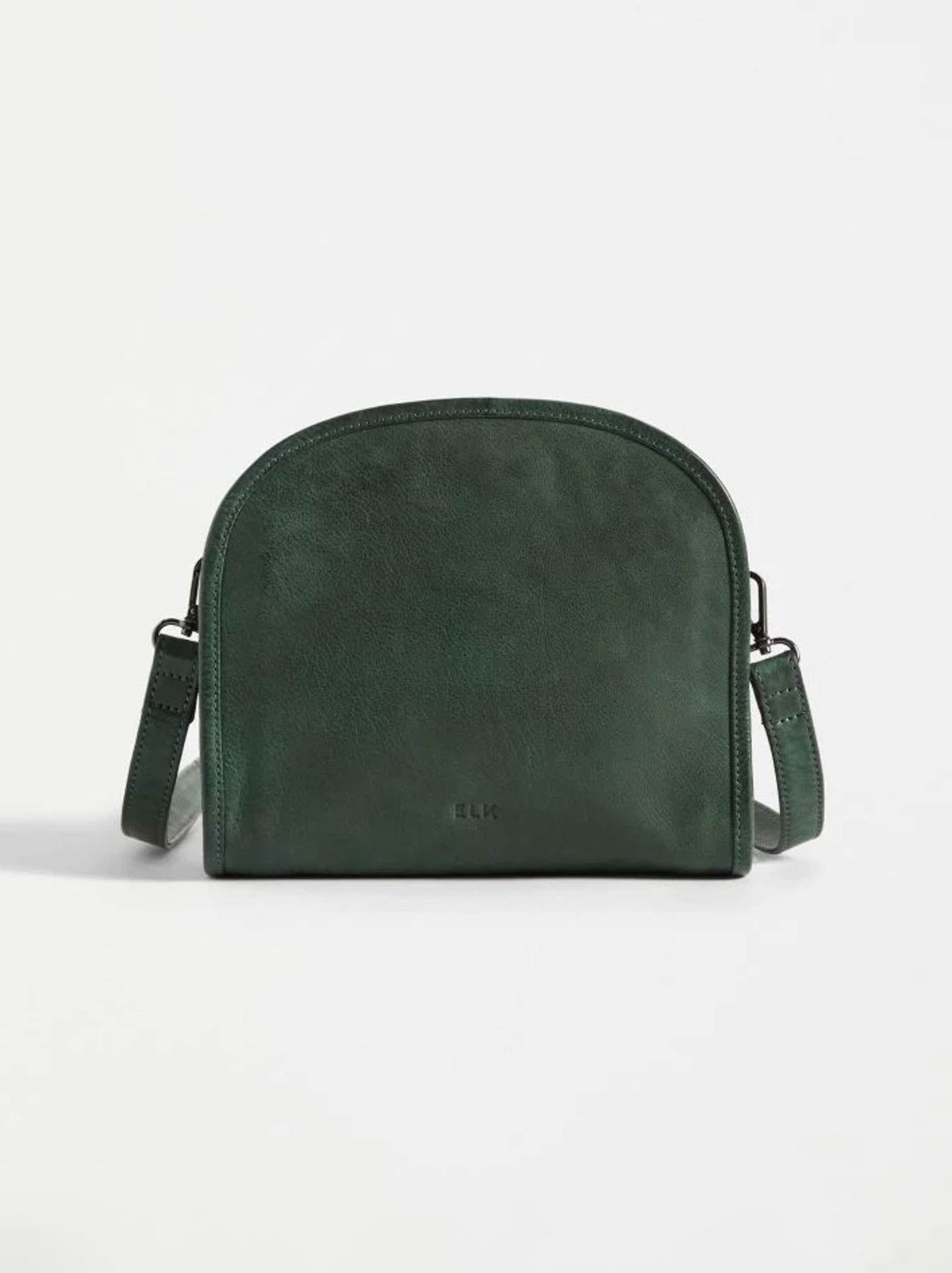 Image of Accessories. Product name - Elk Kurva Messenger Bag in Forest Green colour by brand - Elk
