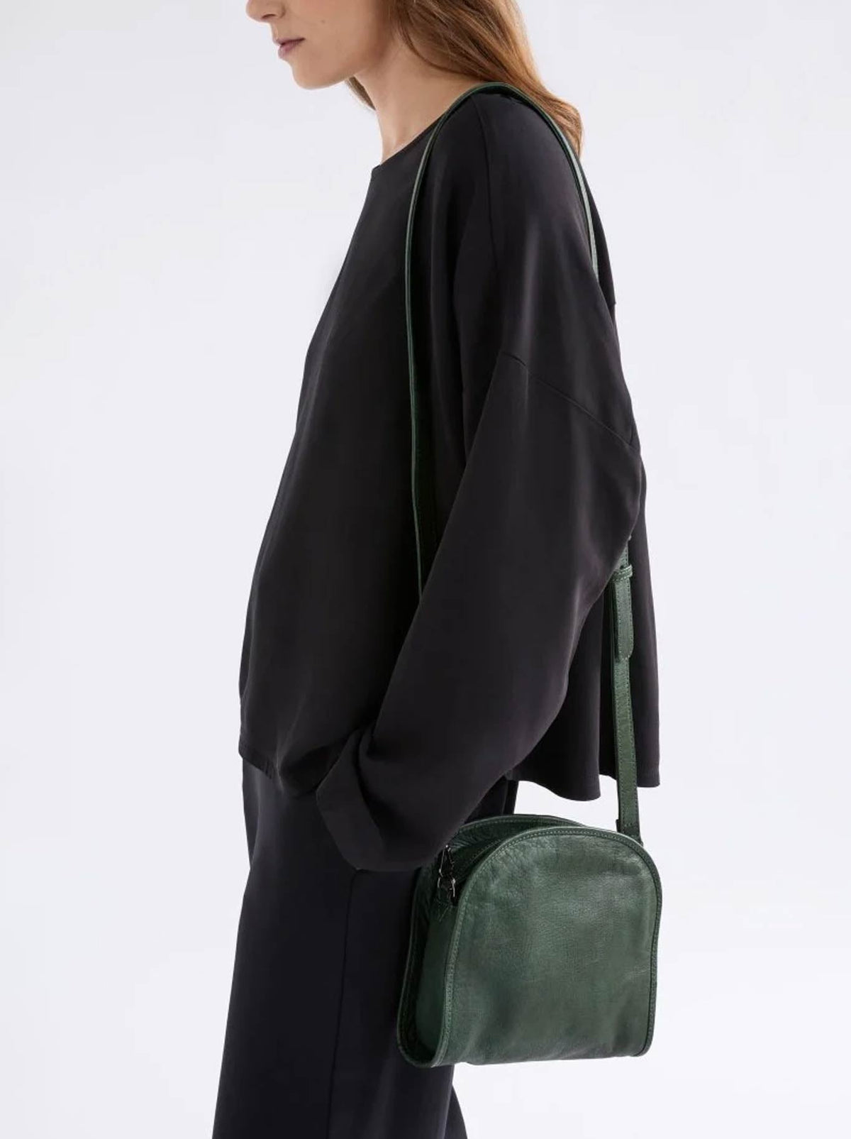 Elk Kurva Messenger Bag (Forest Green)