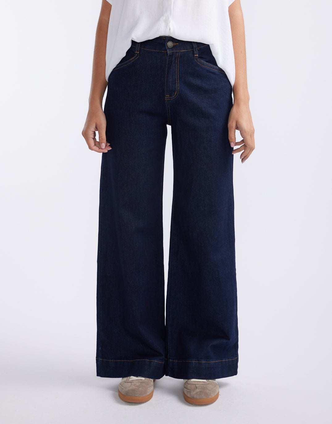 Country Denim Ellery Stretch Straight Leg Jeans (Indigo Wash)