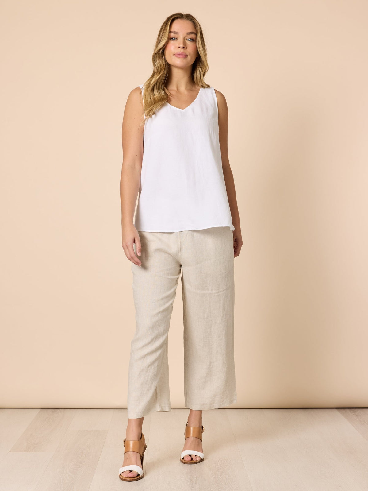 Gordon Smith The Lino Button Back Cami (White)