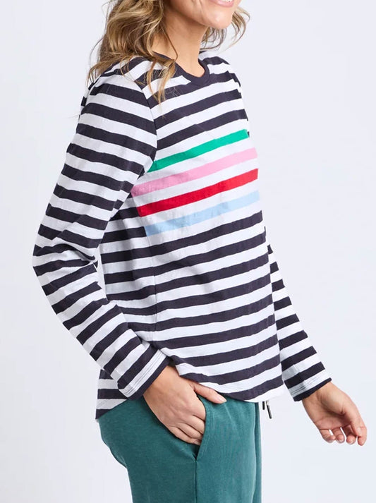 Elm Harmony Long Sleeve Tee (Rainbow)