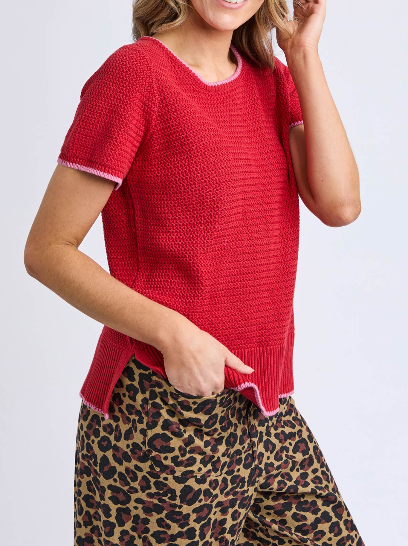 ELM CAMELLIA KNIT (Cranberry)