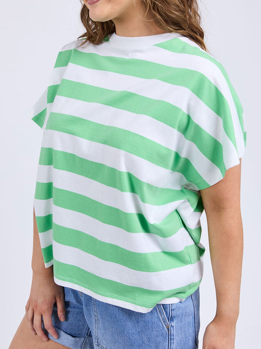 ELM POET TEE (Green/Blue)