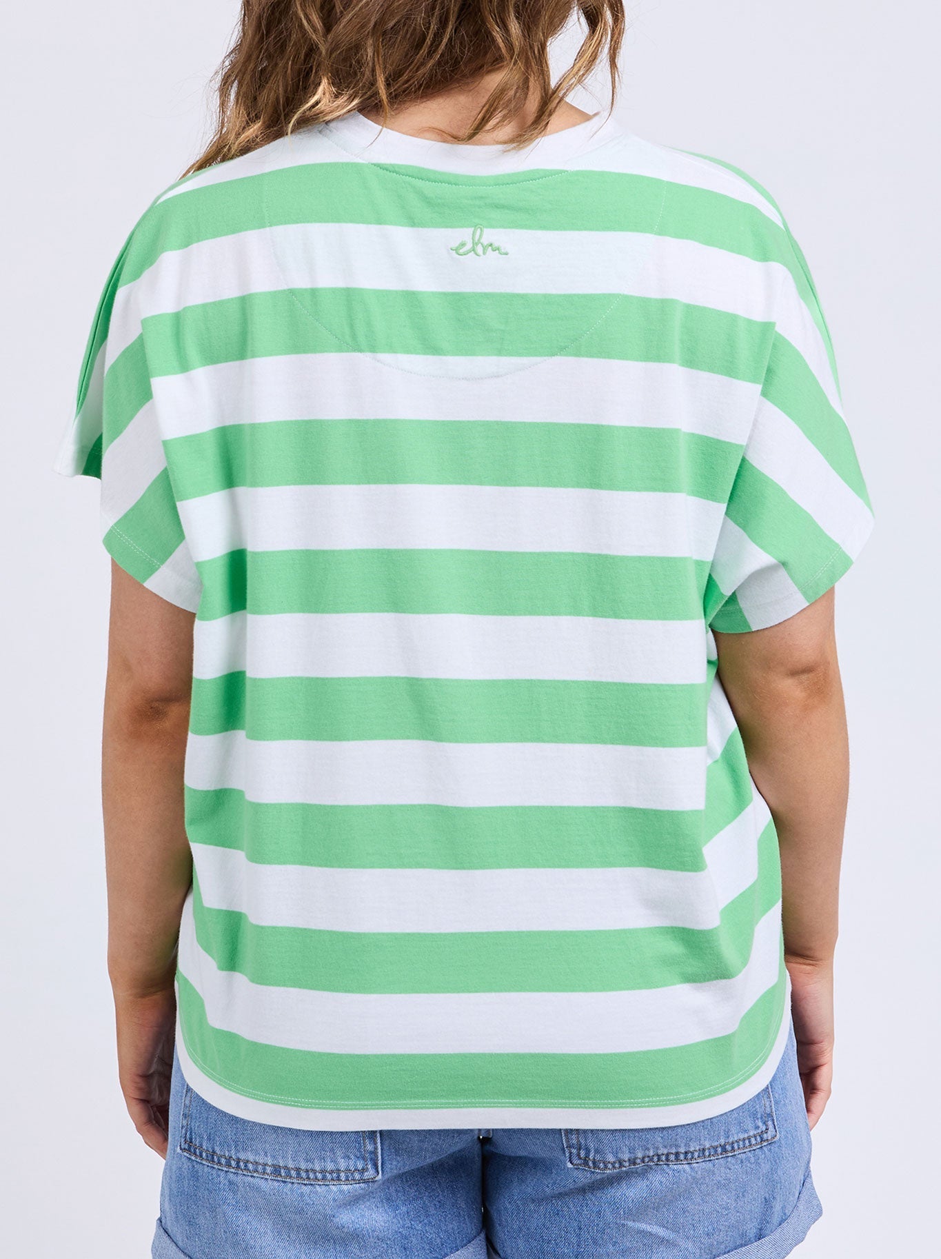 ELM POET TEE (Green/Blue)