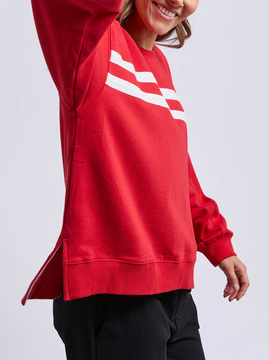 ELM AMELIE CREW (Cranberry)