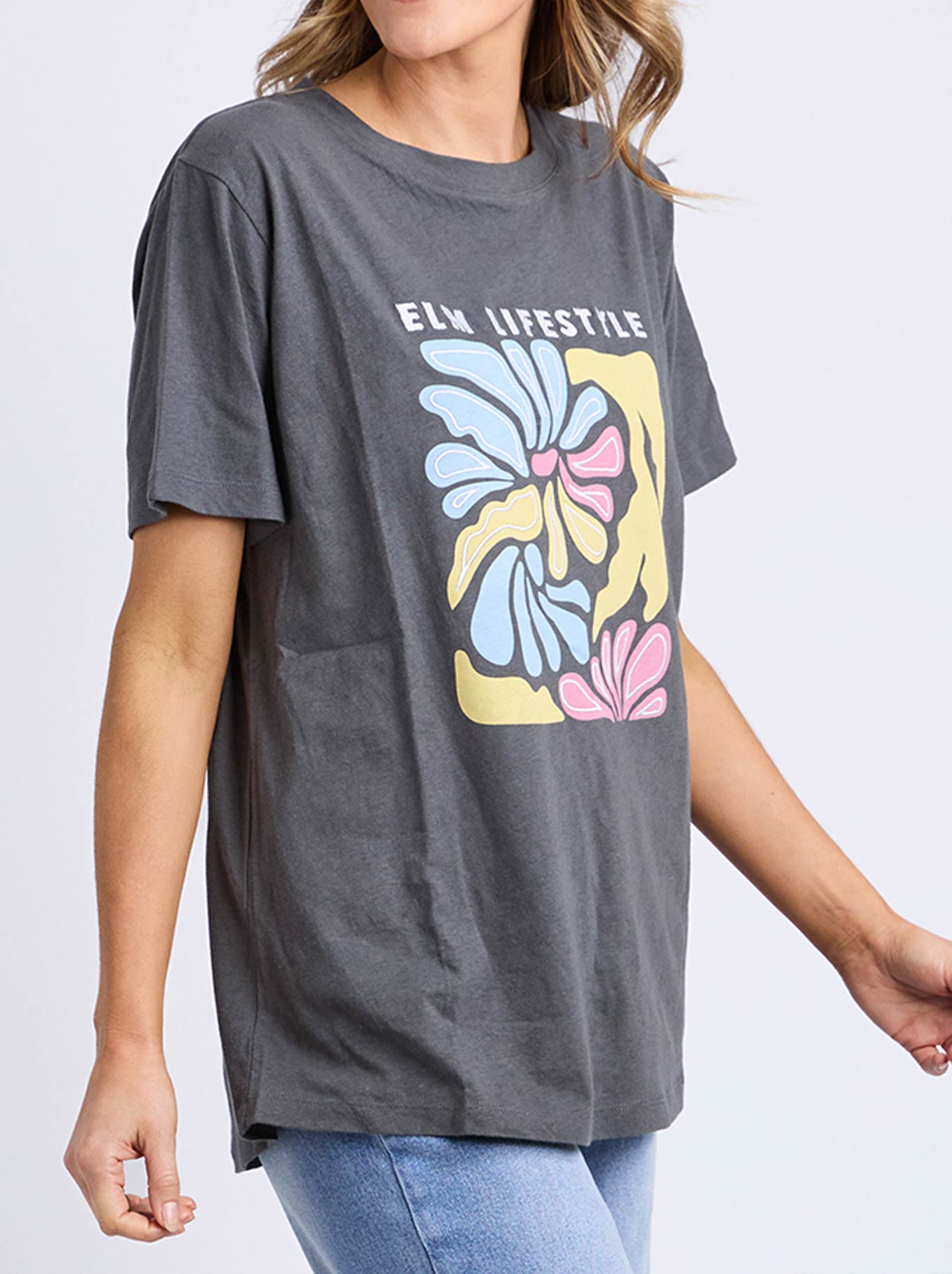 ELM LULU TEE (Washed Black)