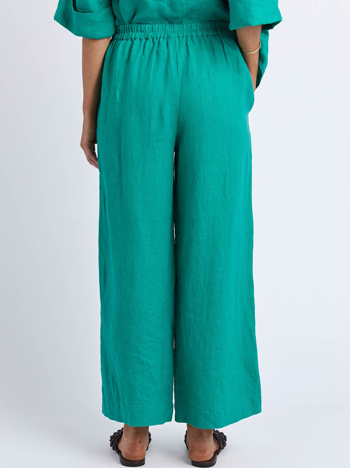 Elm Linen Holiday Pant (Irish Green)