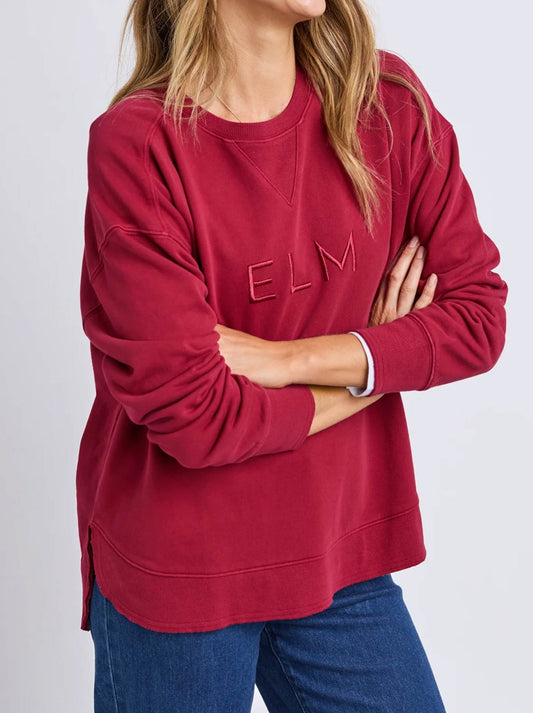 Elm Established Crew (Maroon)